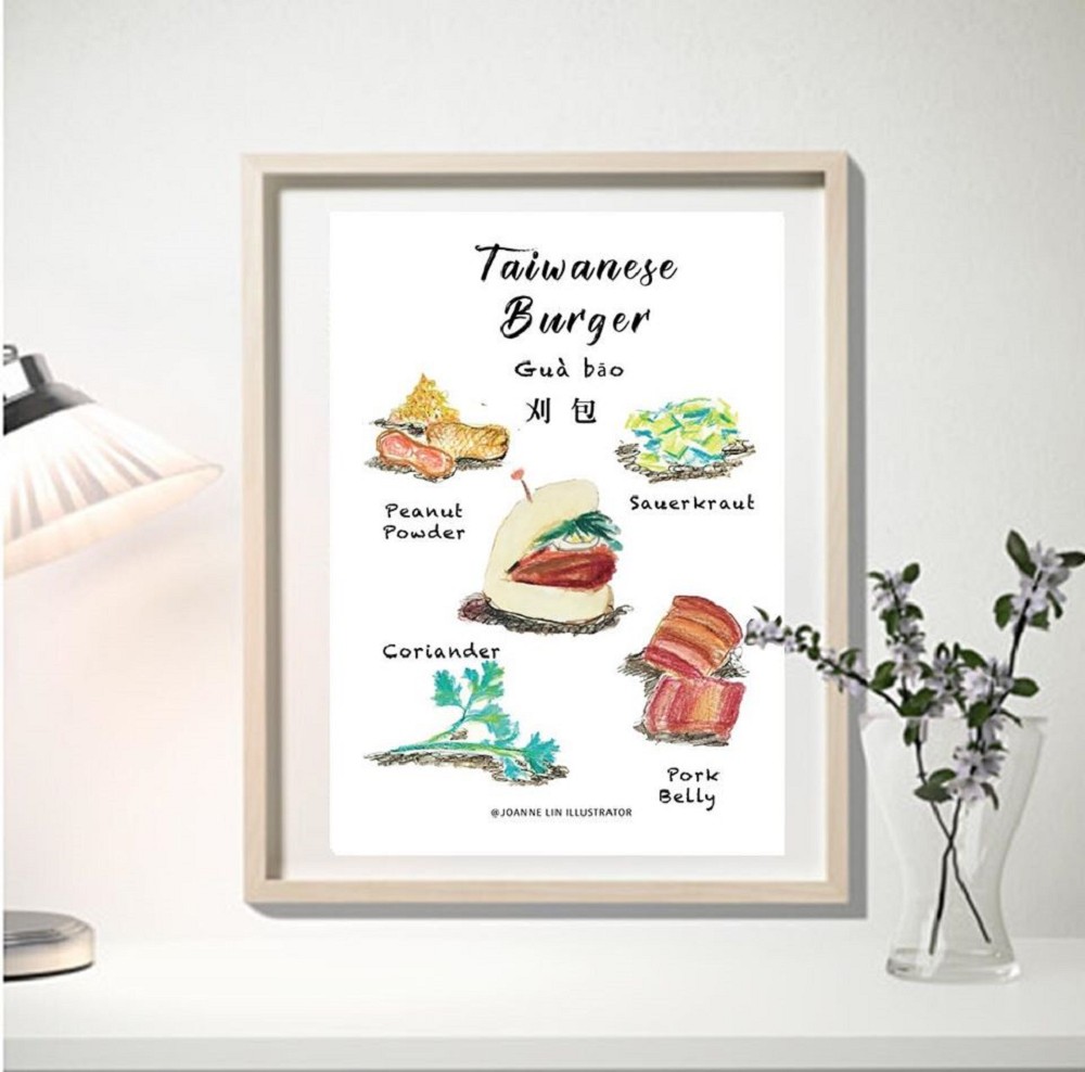 台灣迷人的街頭小吃！台灣插畫家Joanne Lin繪出蚵仔煎、珍珠奶茶等多道在地料理_06