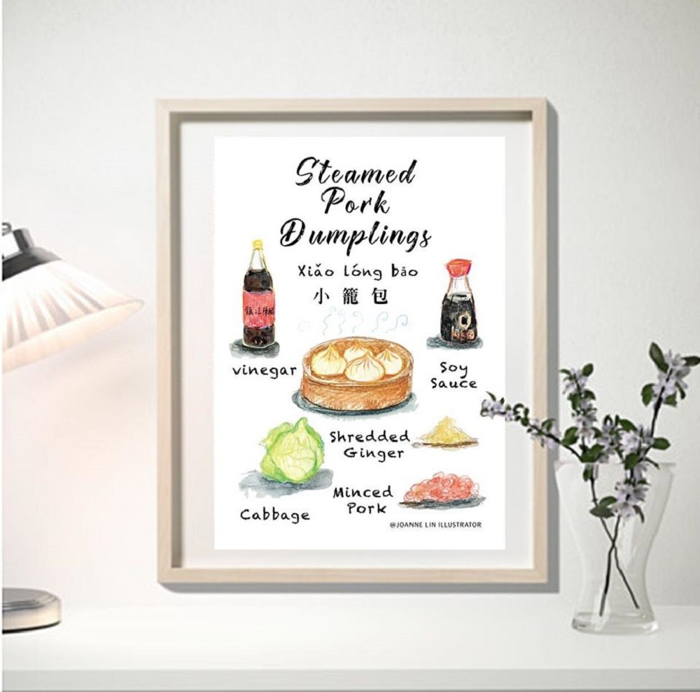 台灣迷人的街頭小吃！台灣插畫家Joanne Lin繪出蚵仔煎、珍珠奶茶等多道在地料理_05