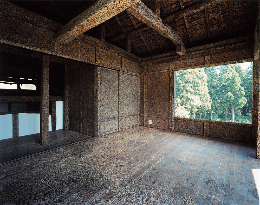 鞍掛純一+日本大學藝術學部彫刻組學生在大地藝術祭的作品〈脫皮之家〉 鞍掛純一+日本大學藝術學部彫刻組學生在大地藝術祭的作品〈脫皮之家〉