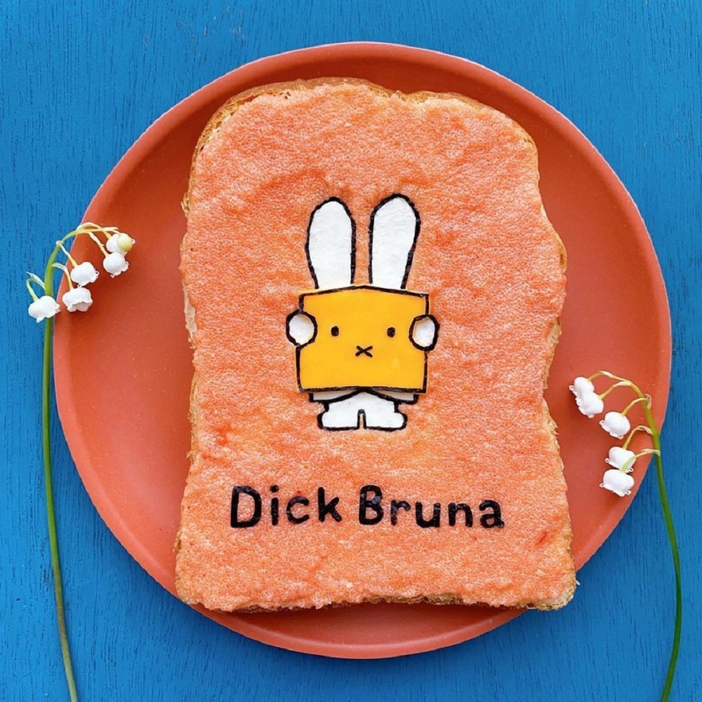 美到捨不得吃！水果花三明治、Manami Sasaki打造猶如日式禪宗庭院等吐司做成的創意早餐_04