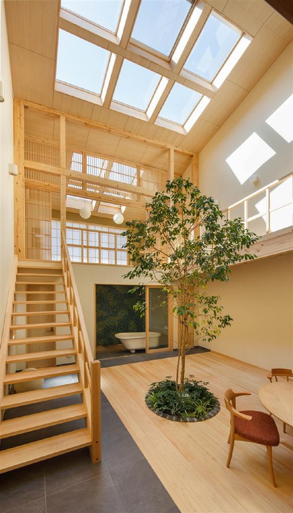 將庭院綠樹搬進家中!京都木質設計住宅 融合日式傳統與現代建築美學_03 將庭院綠樹搬進家中!京都木質設計住宅 融合日式傳統與現代建築美學_03