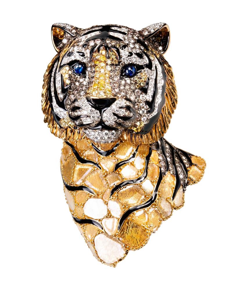 極致鑽片系列 虎 NT$1,122,000-白