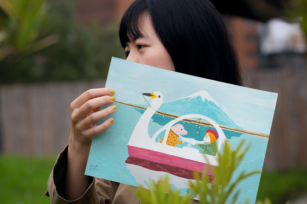 用畫筆溫柔回應世界 ！台灣插畫家灰塵魚筆下宛如繁星若塵的美麗風景_05