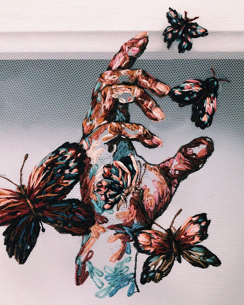 俄羅斯刺繡藝術家Katerina Marchenko用薄紗繡花展現斑斕世界_04 俄羅斯刺繡藝術家Katerina Marchenko用薄紗繡花展現斑斕世界_04