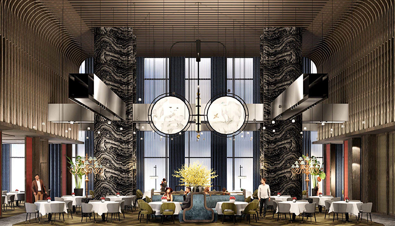 「逸薈軒」位於飯店2樓,低調奢華的中式餐廳,擁有挑高10米空間,新東方的設計風格,別出心裁的絹綢屏風及皇室般尊榮的中國風吊扇更顯雍容華貴,在此享... 「逸薈軒」位於飯店2樓,低調奢華的中式餐廳,擁有挑高10米空間,新東方的設計風格,別出心裁的絹綢屏風及皇室般尊榮的中國風吊扇更顯雍容華貴,在此享...