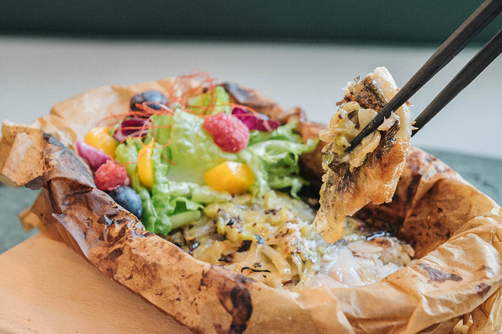 臺灣黃金奇異果烤鱸魚 臺灣黃金奇異果烤鱸魚