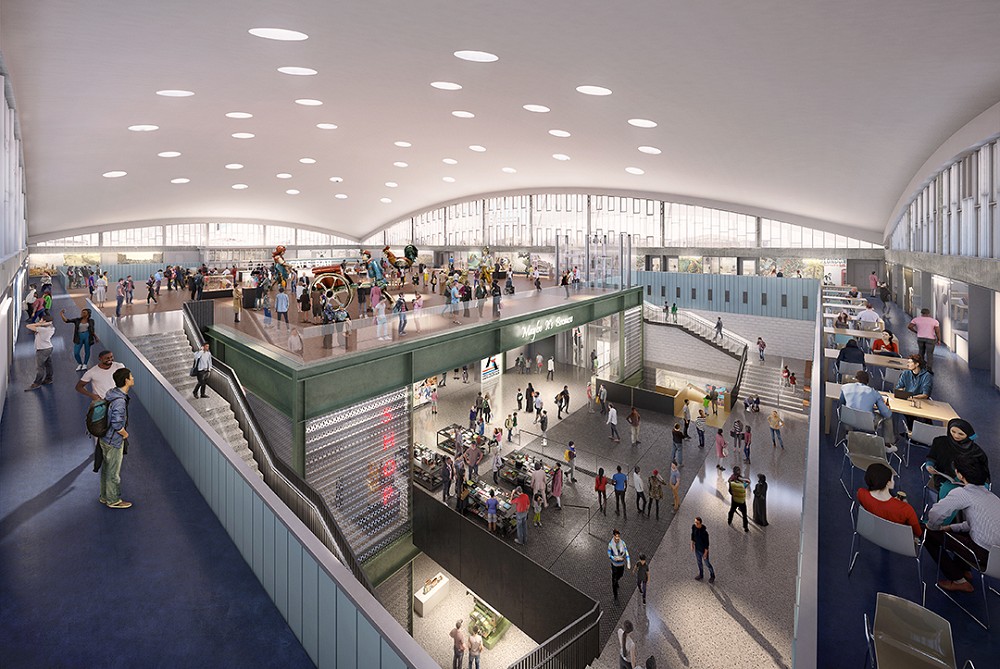 家禽市場內部 家禽市場內部