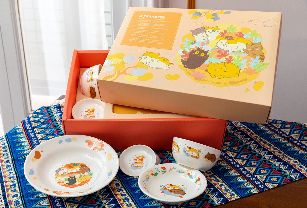 黃阿瑪花開伴夏暖心餐盤組可愛登場