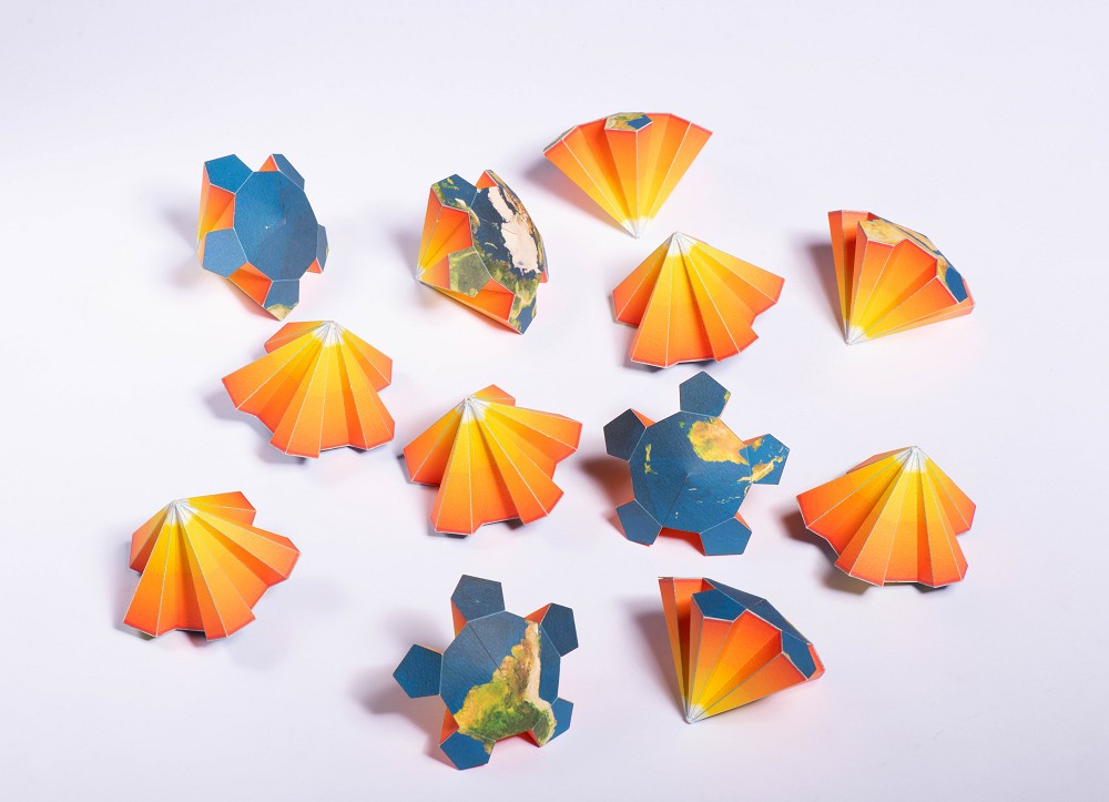 中村開己-地球儀拼圖-1 中村開己-地球儀拼圖-1