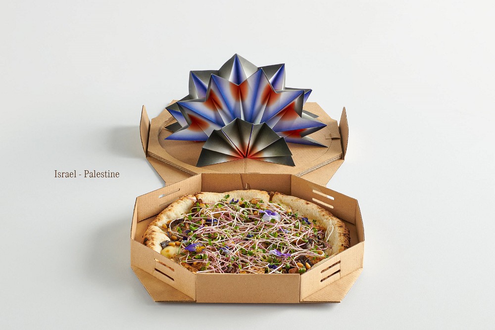 越南「Pizza 4P's」披薩盒包裝2 越南「Pizza 4P's」披薩盒包裝2