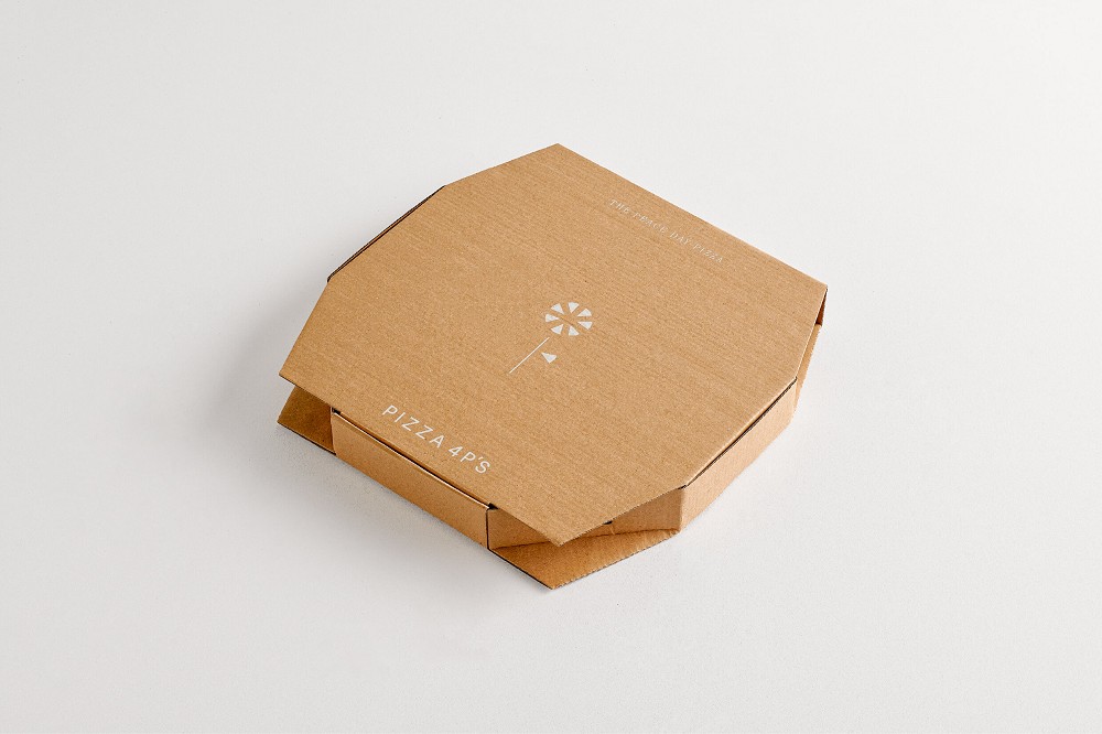 越南「Pizza 4P's」披薩盒包裝1 越南「Pizza 4P's」披薩盒包裝1