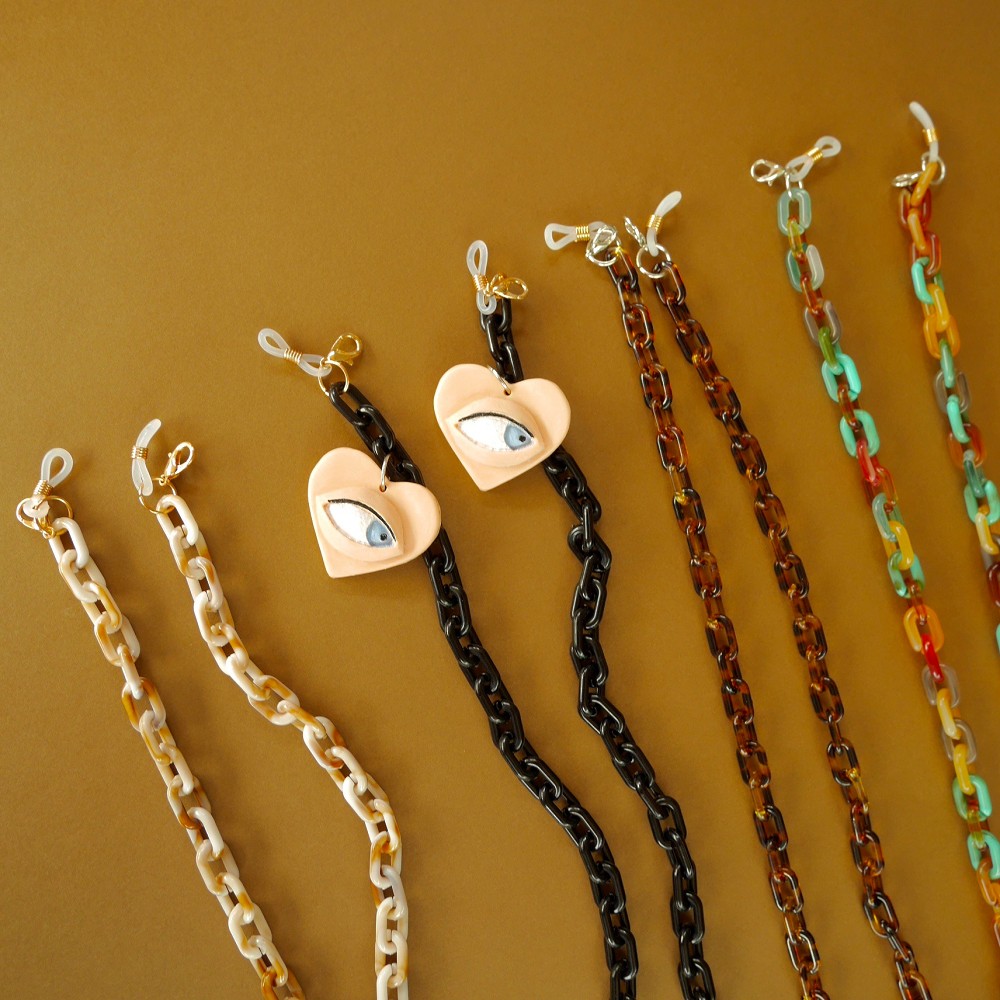 everythingmadebyfk 眼睛造型口罩鏈NT$ 379