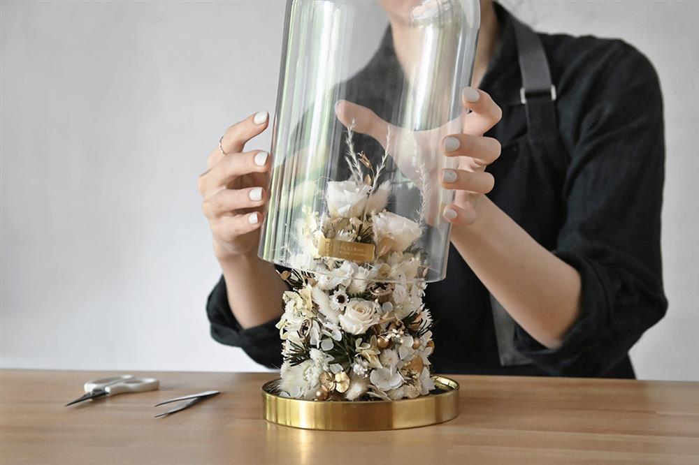 8.玻璃罩聖誕樹