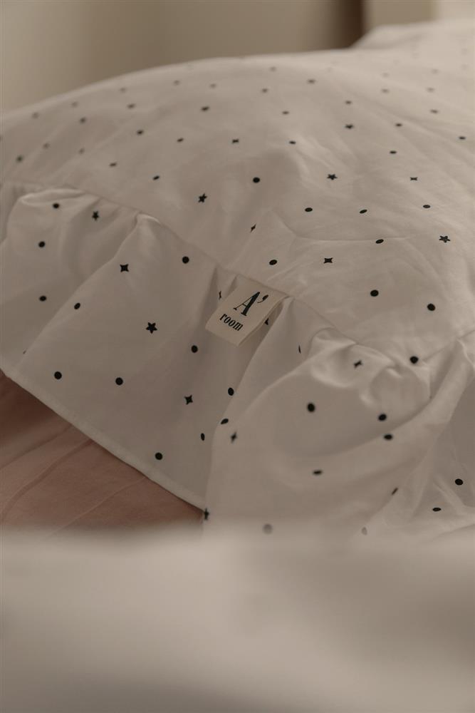 hoiA’ROOM浪漫點點荷葉枕套被套三件組_細節