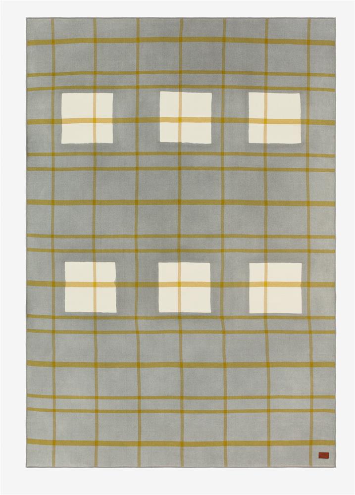 Clamp Dye 系列披毯_Plaid Clamp Dye photo Studio des fleurs®Hermes2020_4D