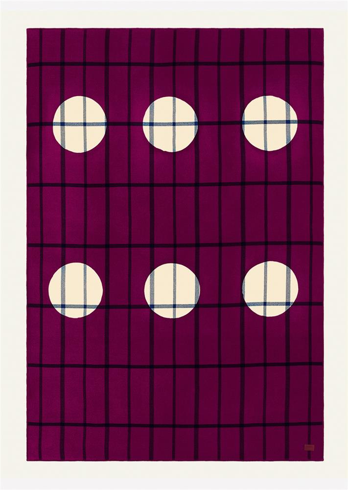 Clamp Dye 系列披毯_Plaid Clamp Dye photo Studio des fleurs®Hermes2020_04B