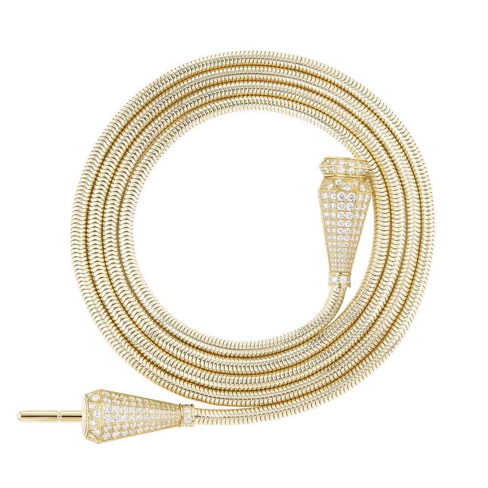 NEW- Jack de Boucheron bracelet multiwear in diamonds and yellow gold