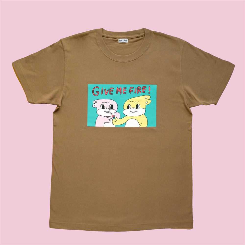 noii noii give me fire質感厚棉tee NT$ 1,380_1