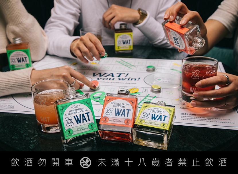 「WAT贏WAT先喝」復古桌遊禮盒