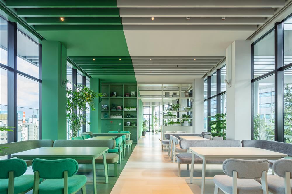 Pantone2021年度代表色「東京toggle hotel」！搭配如色票房型的視覺饗宴5