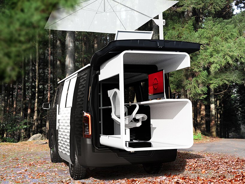 Nissan NV350變身「行動辦公車」!戶外上山下海也能一邊工作_01 Nissan NV350變身「行動辦公車」!戶外上山下海也能一邊工作_01