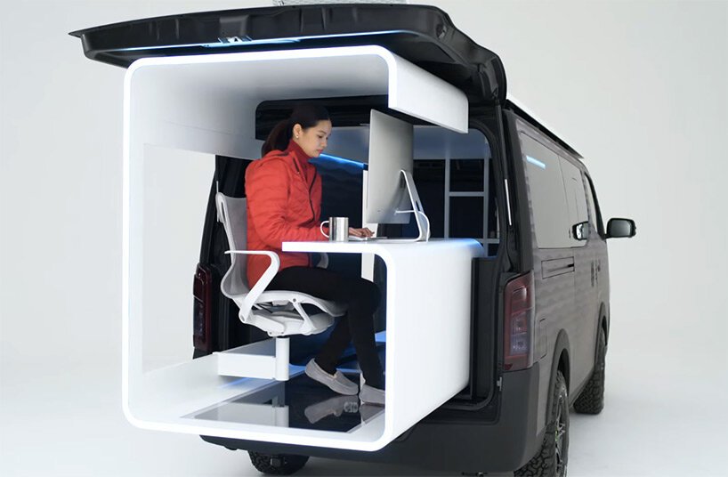 Nissan NV350變身「行動辦公車」!戶外上山下海也能一邊工作_02 Nissan NV350變身「行動辦公車」!戶外上山下海也能一邊工作_02