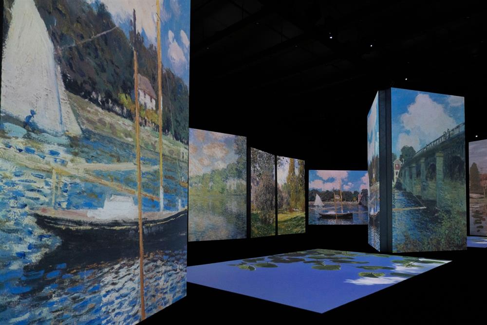 2022《印象莫內－光影體驗展》台北站_展場照片03_請標註為「KKLIVE」提供
