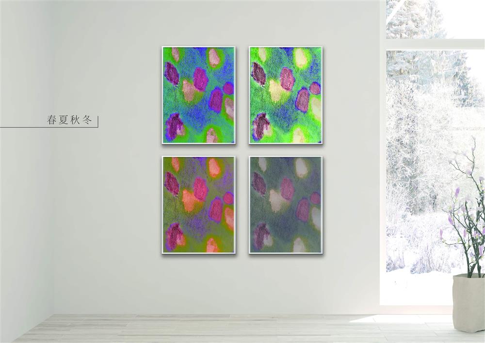 05.張忠弘藝術家，《春夏秋冬》。