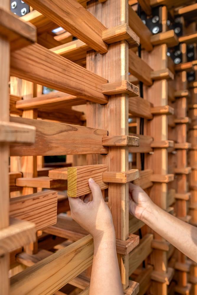 「魯班塔」宜蘭傳藝中心新地標！范承宗操刀以傳統工藝技法的數位演繹2