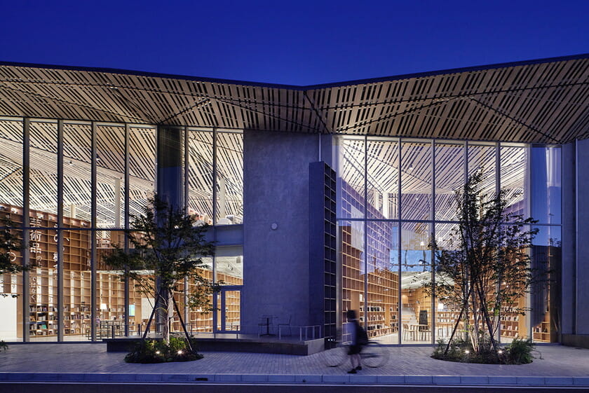 那須鹽原市立圖書館Miruru的溫潤木質空間5