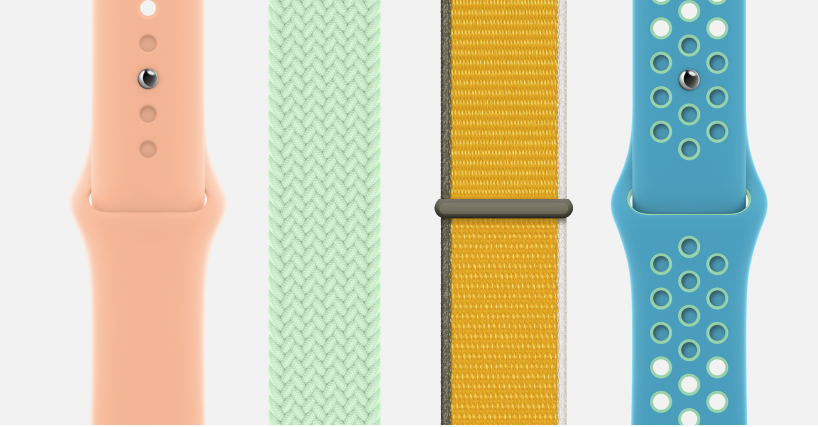 2021春季紫色iPhone 12和Apple Watch錶帶２