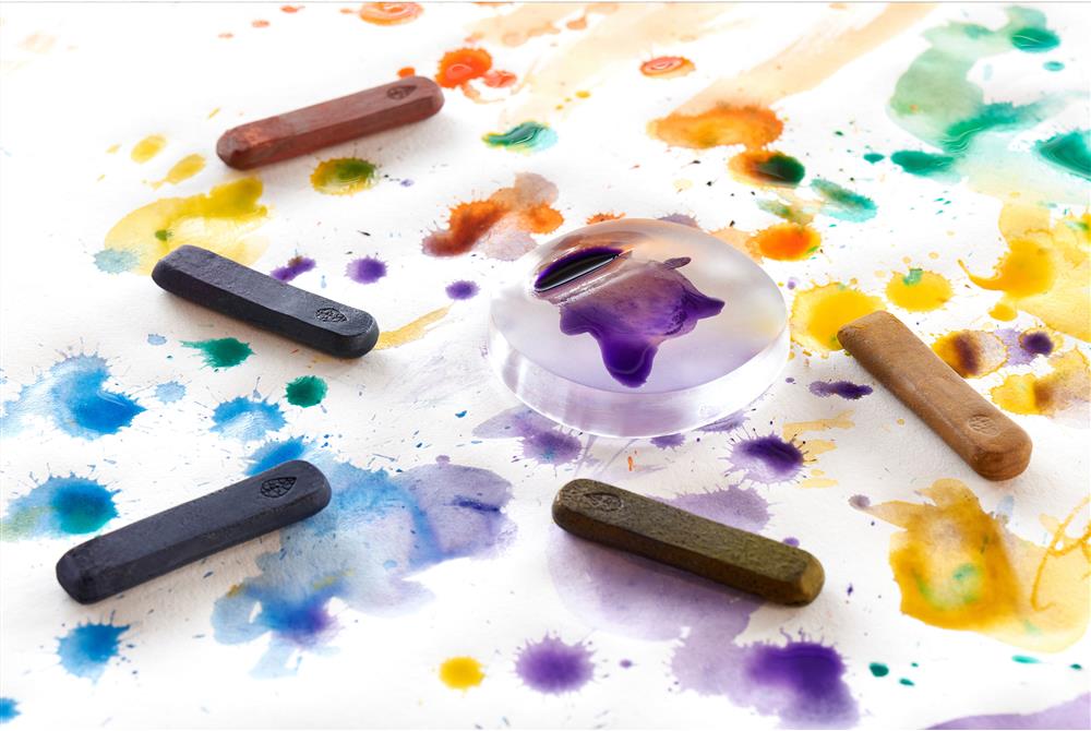 京都TAG文具店新品「文染色墨條」、「文染玻璃硯台」_01