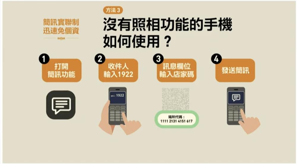 唐鳳推簡訊實聯制05