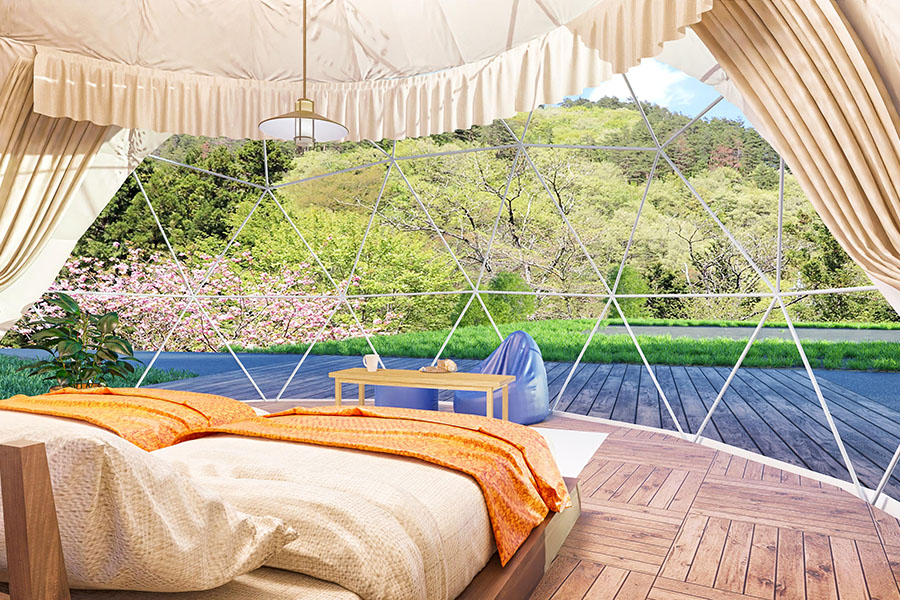 日本山梨縣豪華露營「THE FOREST」02