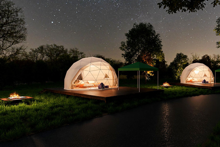 日本山梨縣豪華露營「THE FOREST」01