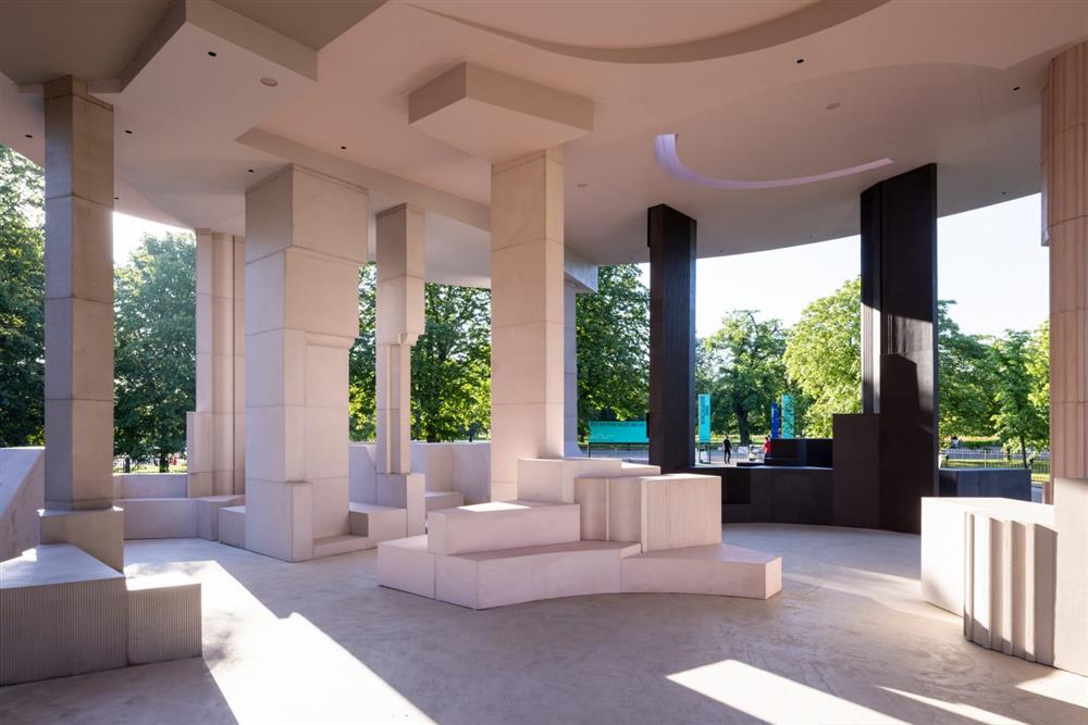 2021倫敦蛇形藝廊幾何建築亮相_05