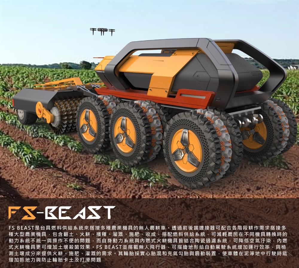 1產學合作設計類:「FS BEAST」(邱士軒、徐卉盈、陳湘沄,國立臺北教育大學藝術與造形設計學系) 1產學合作設計類:「FS BEAST」(邱士軒、徐卉盈、陳湘沄,國立臺北教育大學藝術與造形設計學系)