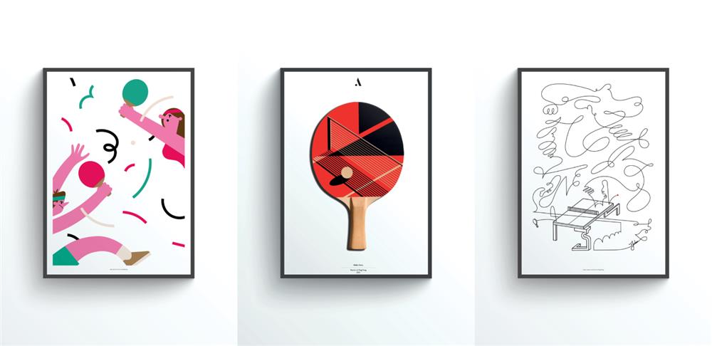The Art of Ping Pong "ArtPrints"