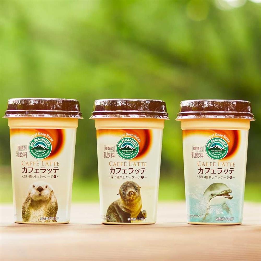 日本Mt.RAINIER讓動物園與水族館的可愛動物躍上咖啡杯身8_41