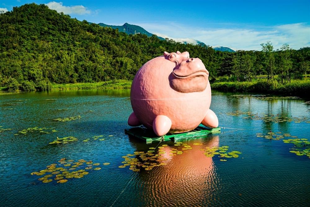 2021台東「縱谷大地藝術季-漂鳥197」《 粉紅河馬 》陳奕彰