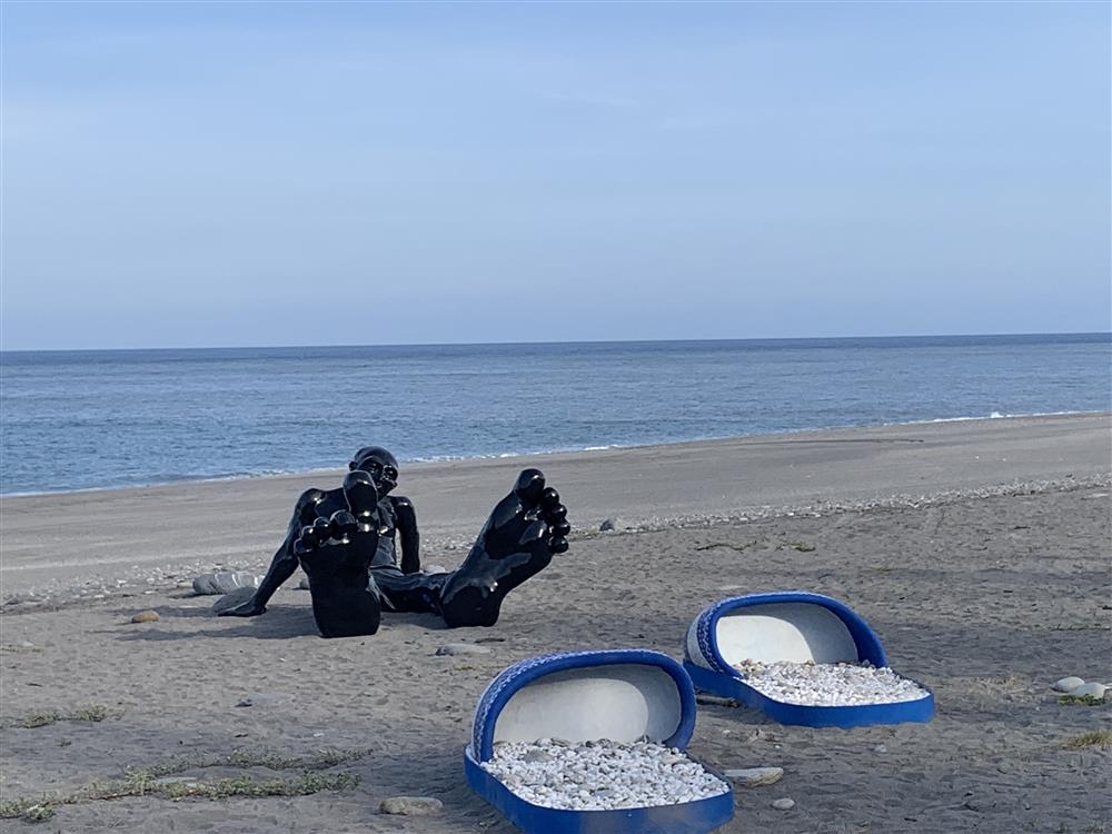 藝術作品「行走的意識」與「潮‧南」