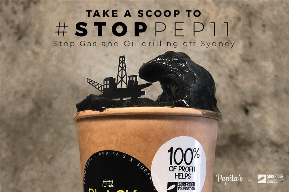 澳洲雪梨冰淇淋店Pepita's黑色冰淇淋廣告d