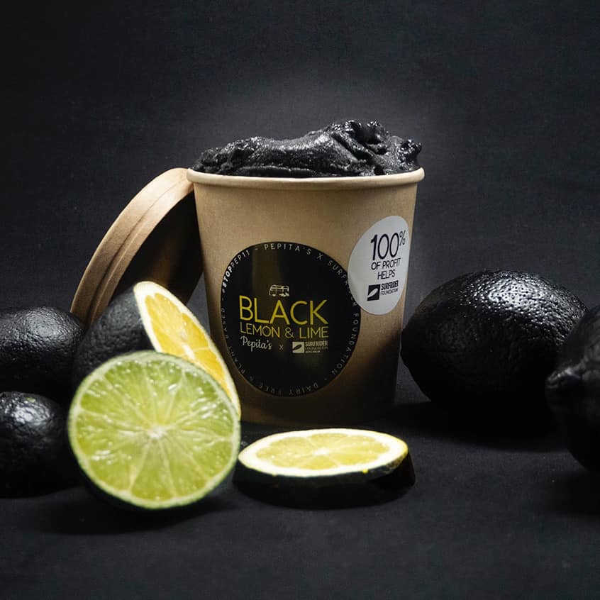 澳洲雪梨冰淇淋店Pepita's黑色冰淇淋廣告1