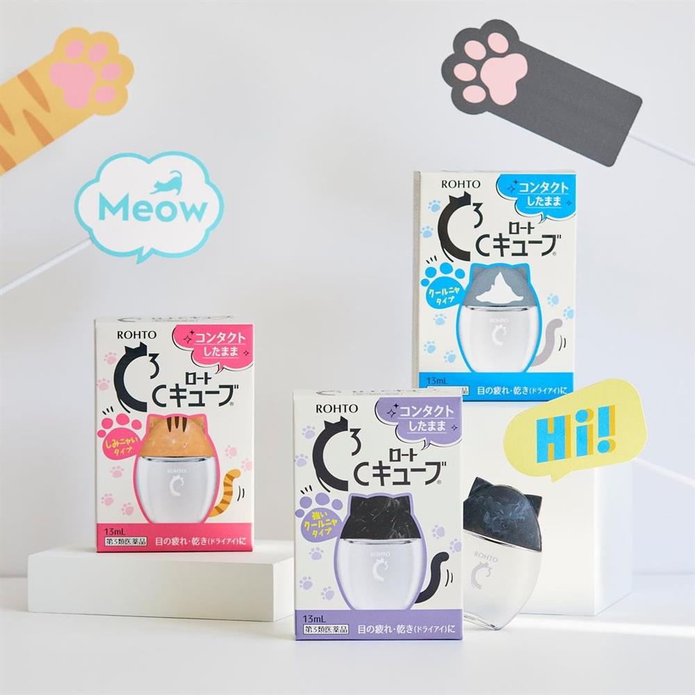 日本樂敦推貓耳眼藥水.