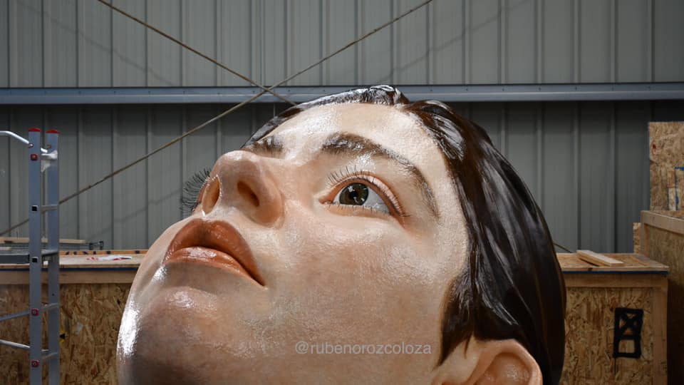 西班牙女孩臉孔雕塑Bihar44 西班牙女孩臉孔雕塑Bihar44