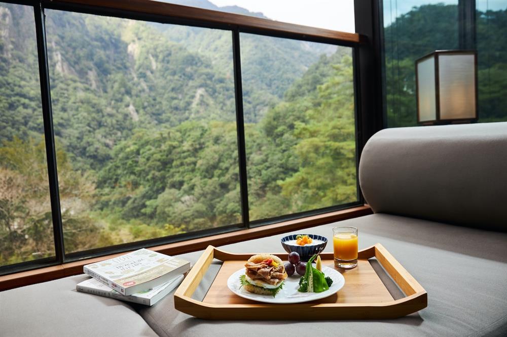 【虹夕諾雅 谷關 HOSHINOYA Guguan】山晨食光 風景氛圍 Inroom breakfast with view 