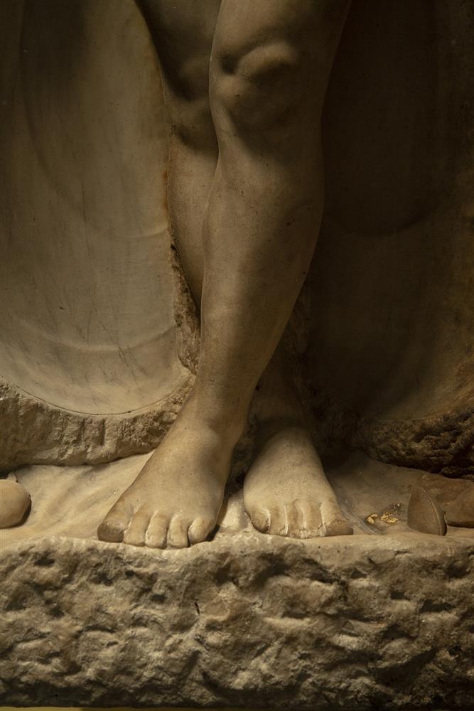 04. 黃土水，《甘露水》局部，1921，大理石，80x40x175cm，文化部典藏©黃邦銓、林君昵，提供｜北師美術館