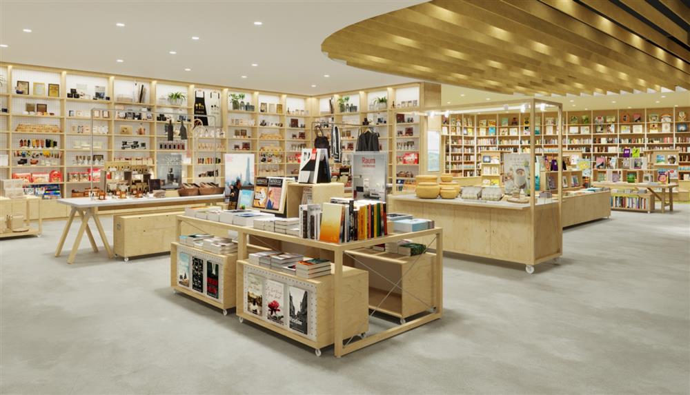 TSUTAYA BOOKSTORE新竹店圖4、全店收藏大量中、外文書籍及獨家販售的日式商品，提供複合多元的內容與服務。