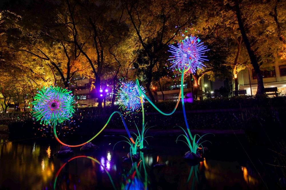 2021新竹光臨藝術節護城河燈區2