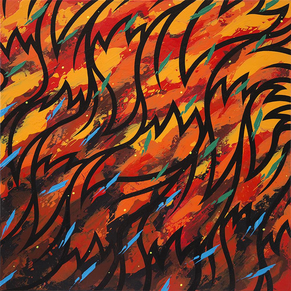 REACH｜MOVEMENT 28｜2020｜壓克力於畫布 Acrylic on Canvas｜50 x 50cm